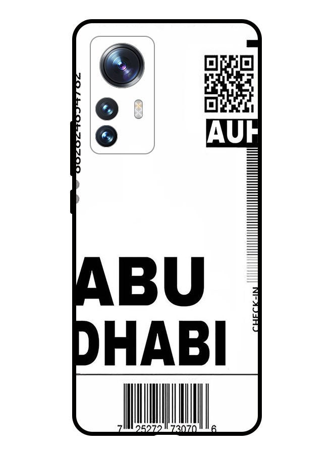 Theodor Protective Case Cover For Xiaomi 12 Pro 5G Auh Boarding Pass - Image 1