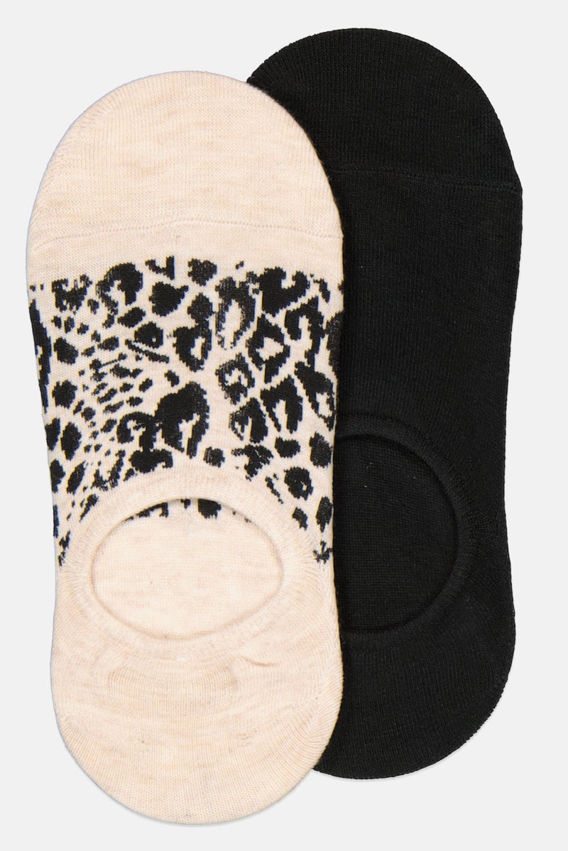 Tahari Women 7 Pairs Solid Sneaker Liner Socks, Black - Image 3