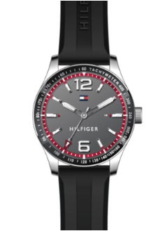 TOMMY HILFIGER TOMMY HILFIGER ROUND ANALOG MEN'S GREY CASE WATCH - 1791438 