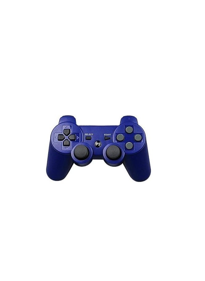 Wireless Game Controller for PS3, Blue, Dual Analog Sticks, 12 Buttons
