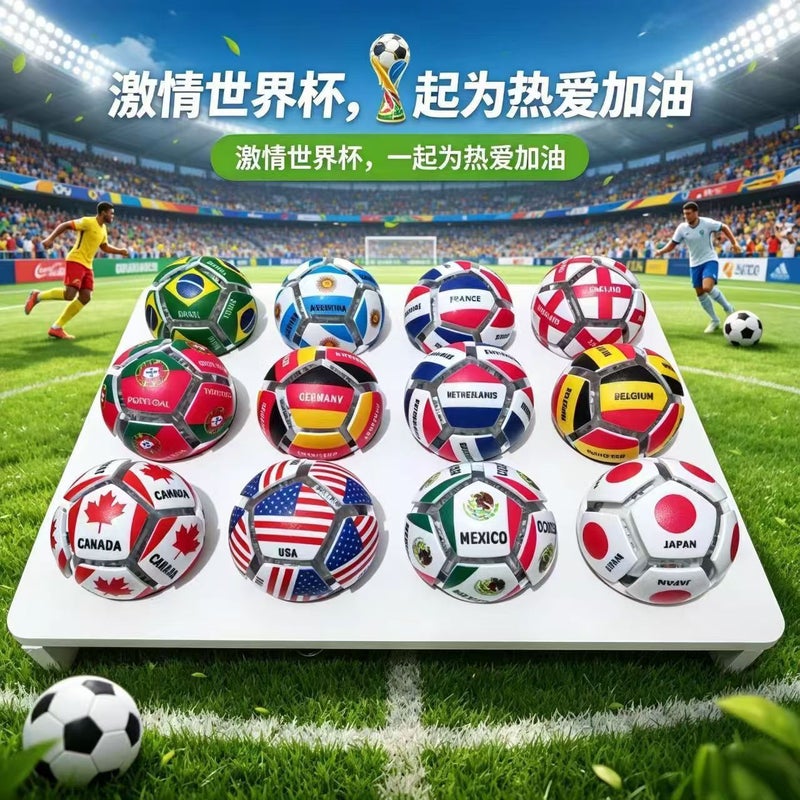 2026 World Cup Football Toy Stress Relief Keychain with LED Light - Image 3