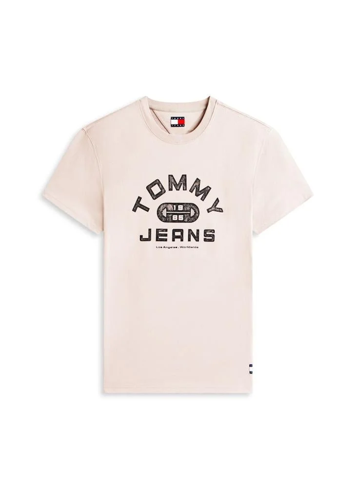 TOMMY JEANS  Graphic Crew Neck Jersey T-Shirt for Men | Best Price UAE