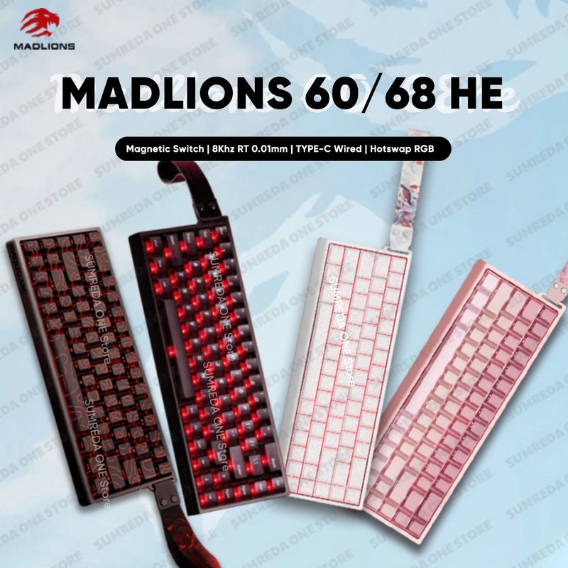Madlions Mad60 HE Magnetic Mechanical Gaming Keyboard, Flagship Gaming Edition, Black - Image 2