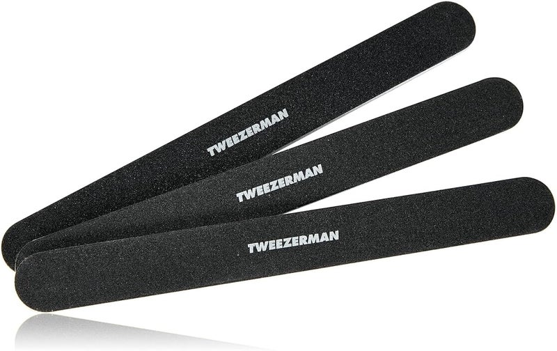 تويزرمان مجموعة من 3 ملفات زجاجية متخصصة لتنعيم الأظافر من تريزرمان (Tweezerman Professional Nail Files). - Image 1