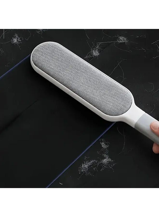 Gray Double Sided Reusable Lint Brush Electrostatic Pet Hair Remover For Clothing Sofa Carpet - Image 3
