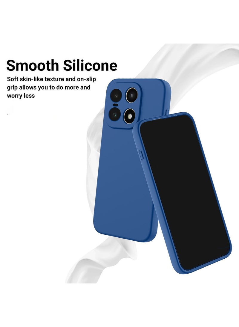 دبليو تيك غطاء حماية من السيليكون السائل الناعم لهاتف OnePlus 15 5G 2025 (MCRPSN) - أزرق بحري - Image 3