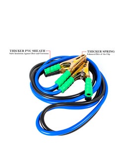 SPIDER Spider Heavy Duty 1000AMP Booster Cable – 4 Meter Length with Insulated Clamps for Safe Jump-Starting Cars, Trucks, and Boats - BC-2012  - Image 5
