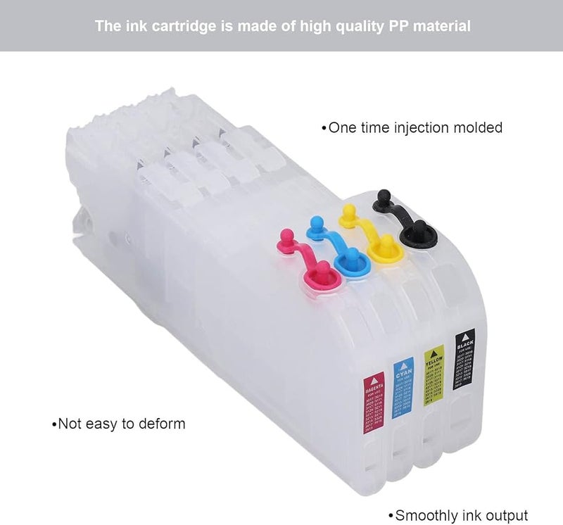LC3217 مجموعة خراطيش الحبر 4 قطع أرجواني أزرق أصفر أسود تصميم مقاوم للتسرب شريحة مستقرة للمستندات والصور - Image 5