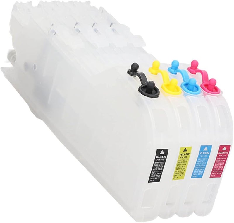 LC3217 مجموعة خراطيش الحبر 4 قطع أرجواني أزرق أصفر أسود تصميم مقاوم للتسرب شريحة مستقرة للمستندات والصور - Image 4