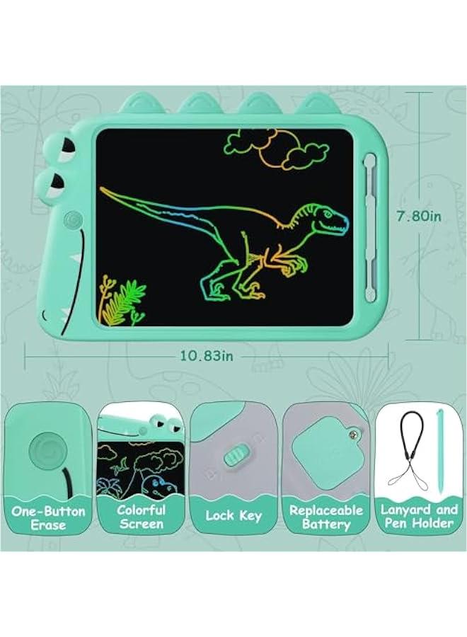 LCD Writing TabletChildren's Writing Board 10 InchDrawing PadDoodle Board with Erase Lock Function & Colorful ScreenToys Drawing Tablet (Crocodile) - Image 4