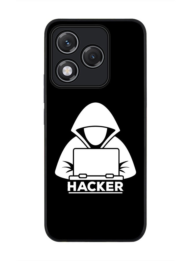 For Honor 400 Lite Case,Slim fit Camera Protection, Shockproof Thin Phone cover  - Hacker