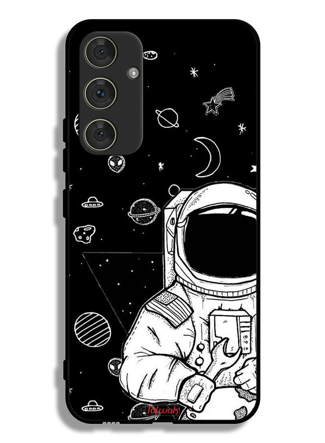 Tolwak غطاء حماية لجهاز سامسونج جالاكسي A54 5G بفن رائد الفضاء - Image 1