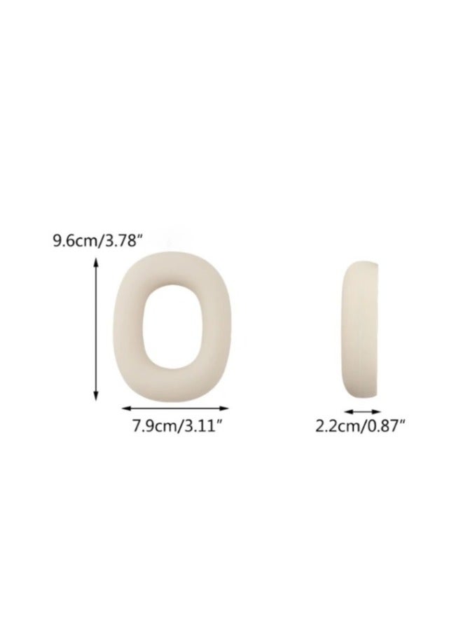 1 Pair Replacement Headphone Silicone Earphone Cushion Earpads for Baseus Bowie H1i-Black  - Image 3