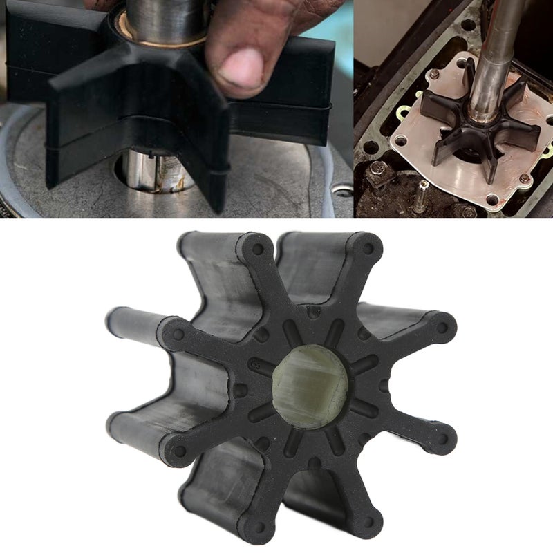 8 Blade Water Pump Impeller 47‑862232A2 Neoprene Replacement for Sherwood 17000K Johnson - Image 4