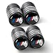TACOMA Tire Valve Stem Cap Cover Compatible with BMW M Belt ORing Seal Corrosion Resistant tire Valve caps 4 Pack Black - Image 2
