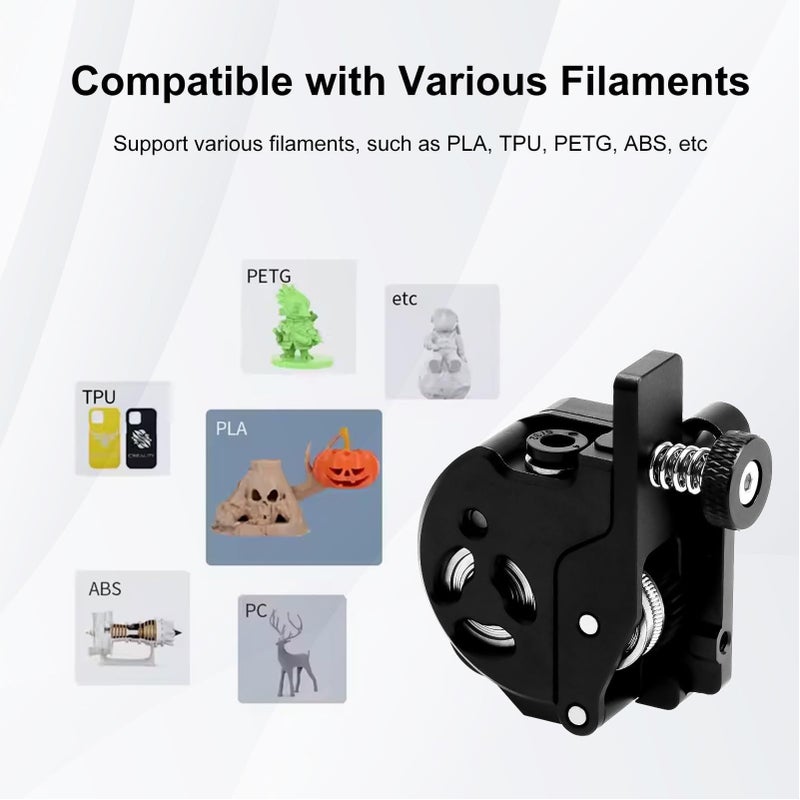 Dual Gear Direct Drive Extruder Kit For 3D Printer 6.25 1 Transmission Ratio Metal All-Metal Extruder - Image 5