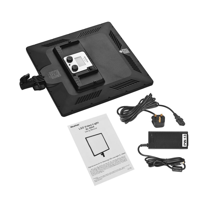 Loquat NiceFoto SL-500A Ultra-thin LED Dimmable 3200K-6200K Bi-Colour Photography Fill Light Multicolor - Image 3