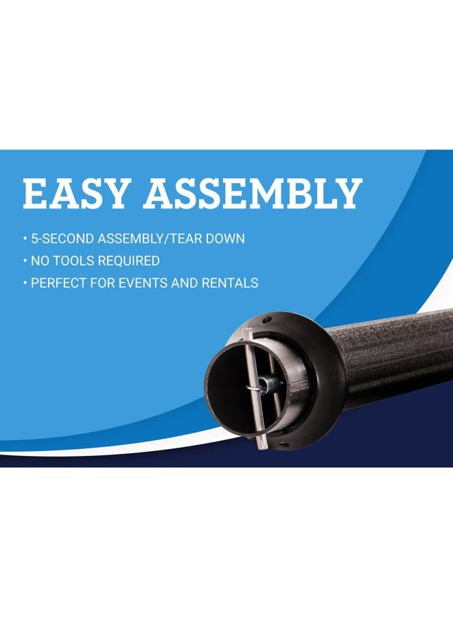 US Weight Sentry PLUS Stanchion with Extended 11-Foot Retractable Belt (2-Pack) - Image 4