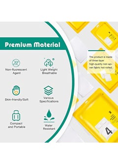 Hihonor 4 Pack Travel Disposable Bedding Set, Disposable Bedding Sheets, Sheet for Business Travel Hotel Trip Outdoor Camping, 1 Quilt Covers, 1 Bed Sheet and 2 Pillow Cases, 2 Towel, 2 Bath Towel  - Image 2