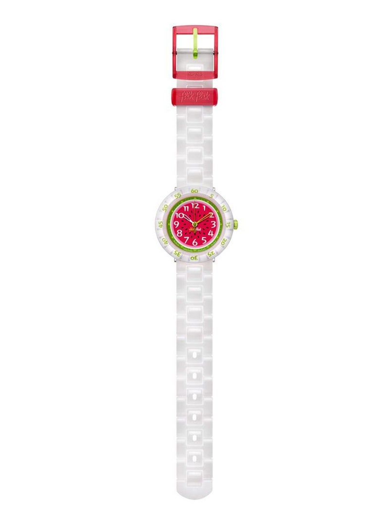 Swatch Kids Unisex Watermelon Shake Quartz Movement Water Resistant Wrist Watch - 25 Mm - Image 2