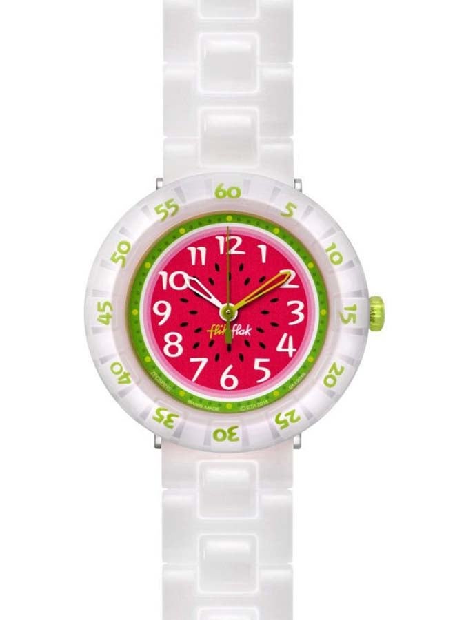 Swatch Kids Unisex Watermelon Shake Quartz Movement Water Resistant Wrist Watch - 25 Mm - Image 1