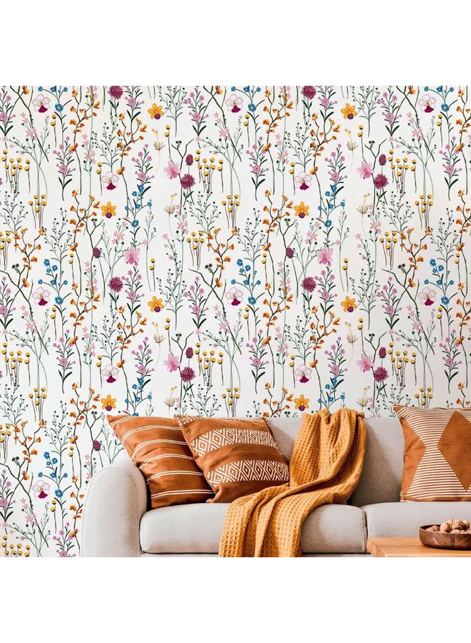 Bluejw Watercolor Flower Terrazzo Cross Border Hot Selling Self-adhesive Wallpaper Transformation Removable Wall Sticker RW041-053 - Image 4