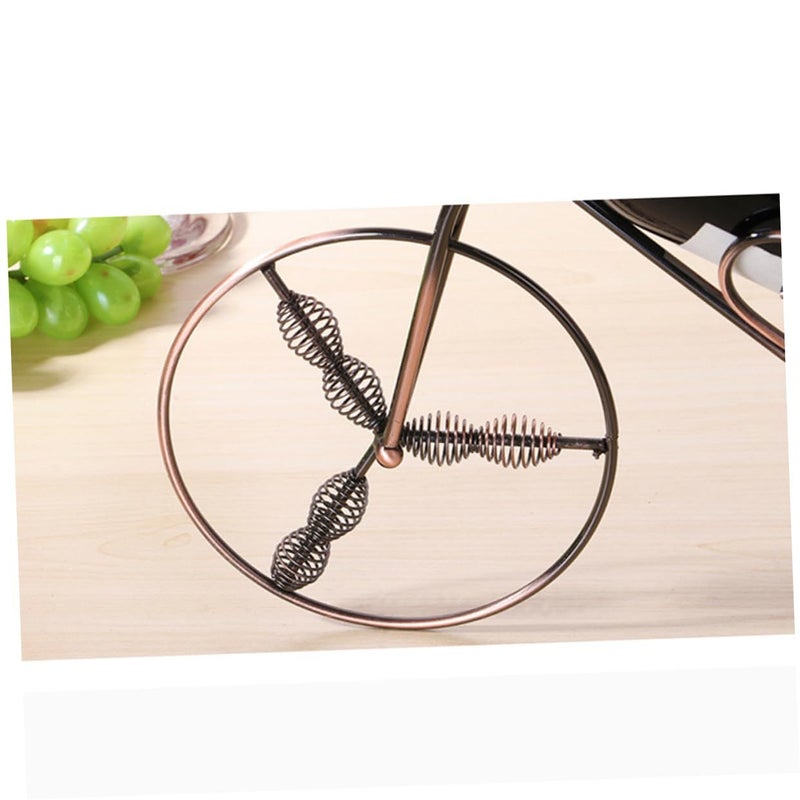 Black Iron Maple Leaf Wine Rack European Design Creative Storage Smooth Surface Sturdy Art Decor - Image 5