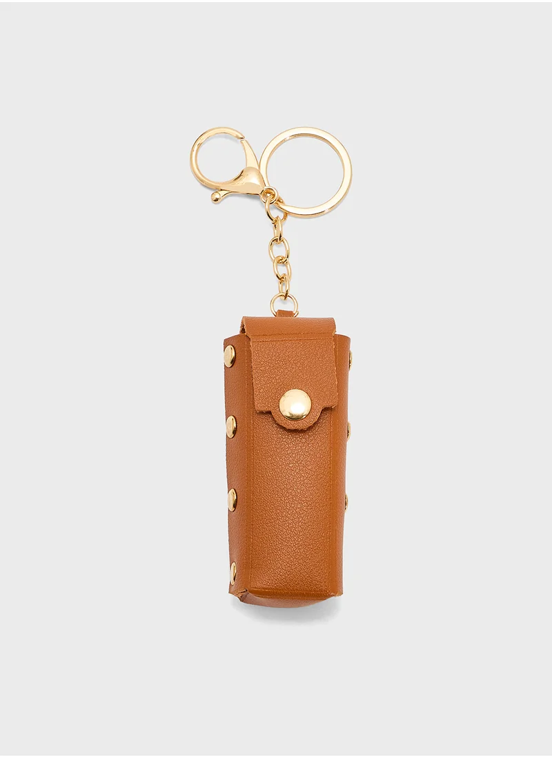 جينجر Snap Roll Mini Case Bag Charm