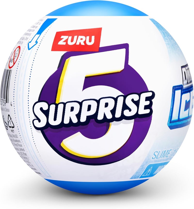 5 Surprise 5 مفاجآت ديناصور سترايك عصر الجليد من زورو - صندوق مفاجآت الديناصورات، الشاحنات، المروحيات، والوحل - Image 2