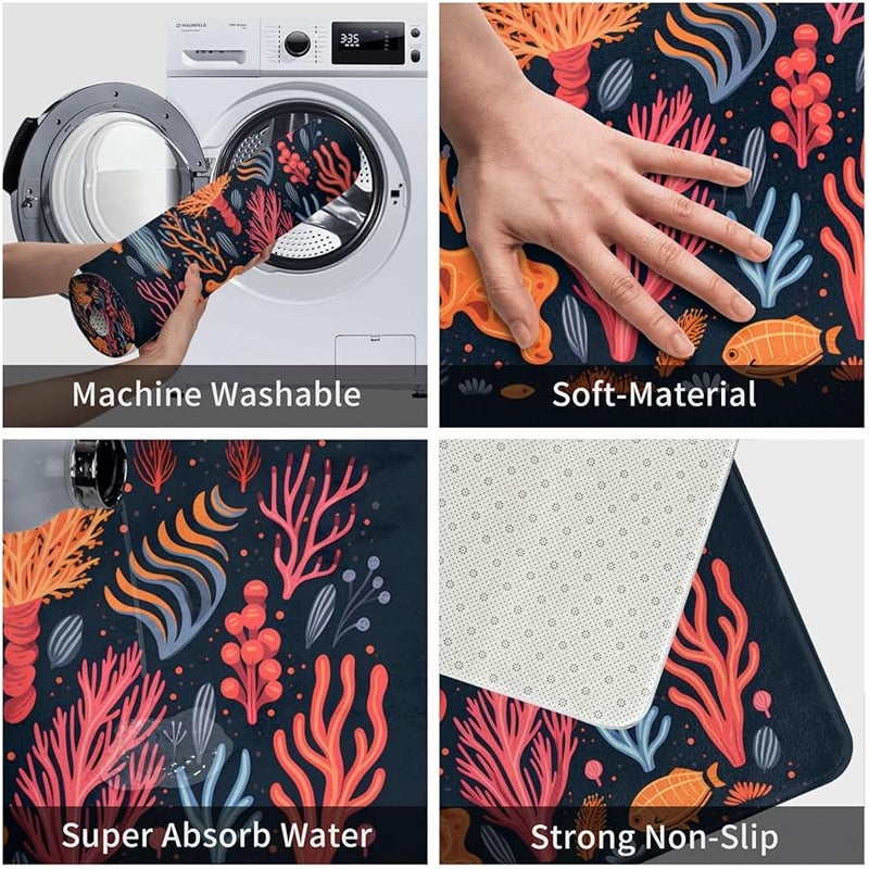 حصيرة العشب تحت الماء من Phayah مقاس 16x24 للداخل والخارج مقاومة للماء للمدخل والجراج والشرفة - Image 5