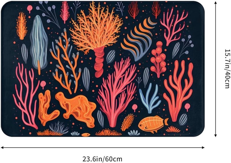 حصيرة العشب تحت الماء من Phayah مقاس 16x24 للداخل والخارج مقاومة للماء للمدخل والجراج والشرفة - Image 2