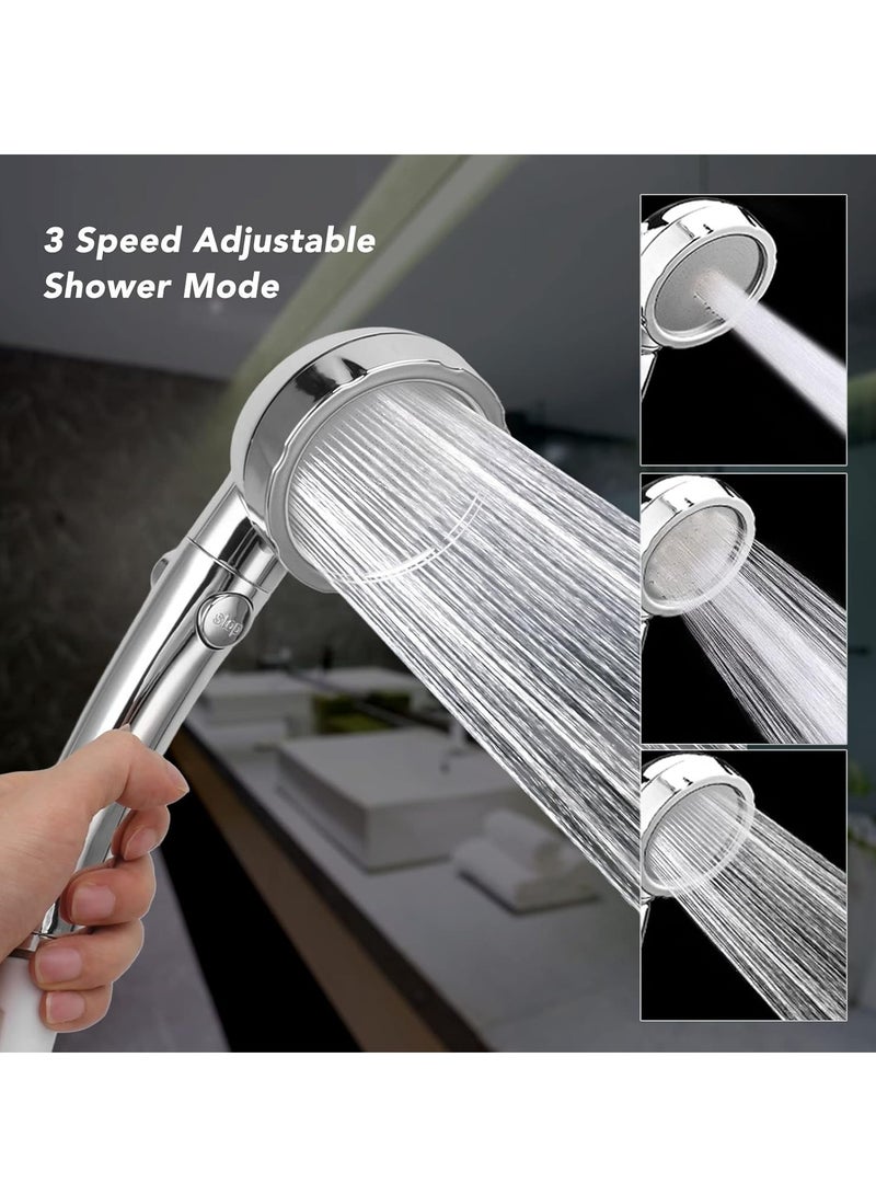 XiuWoo Portable Rechargeable Camping Shower, Shower Pump, Outdoor Shower Kit with 3 Spray Modes, Storage Bag for Hiking, Travel, Car, Pet - Image 2