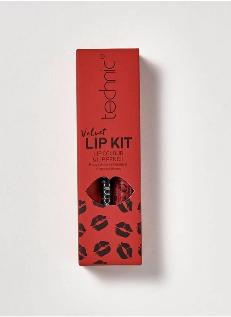 Technic Lip Kit Velvet Vintage Red  - Image 1