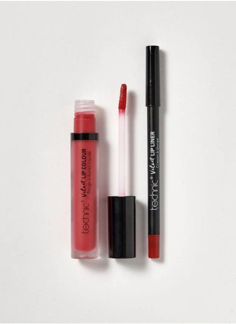 Technic Lip Kit Velvet Vintage Red  - Image 2