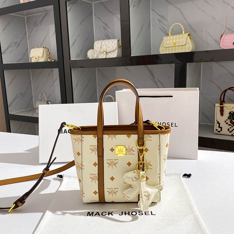 2023 Color-Block Bucket Bag For Women, Suitable For Handheld, Shoulder, And Crossbody Use, Ideal For Commuting - Image 5