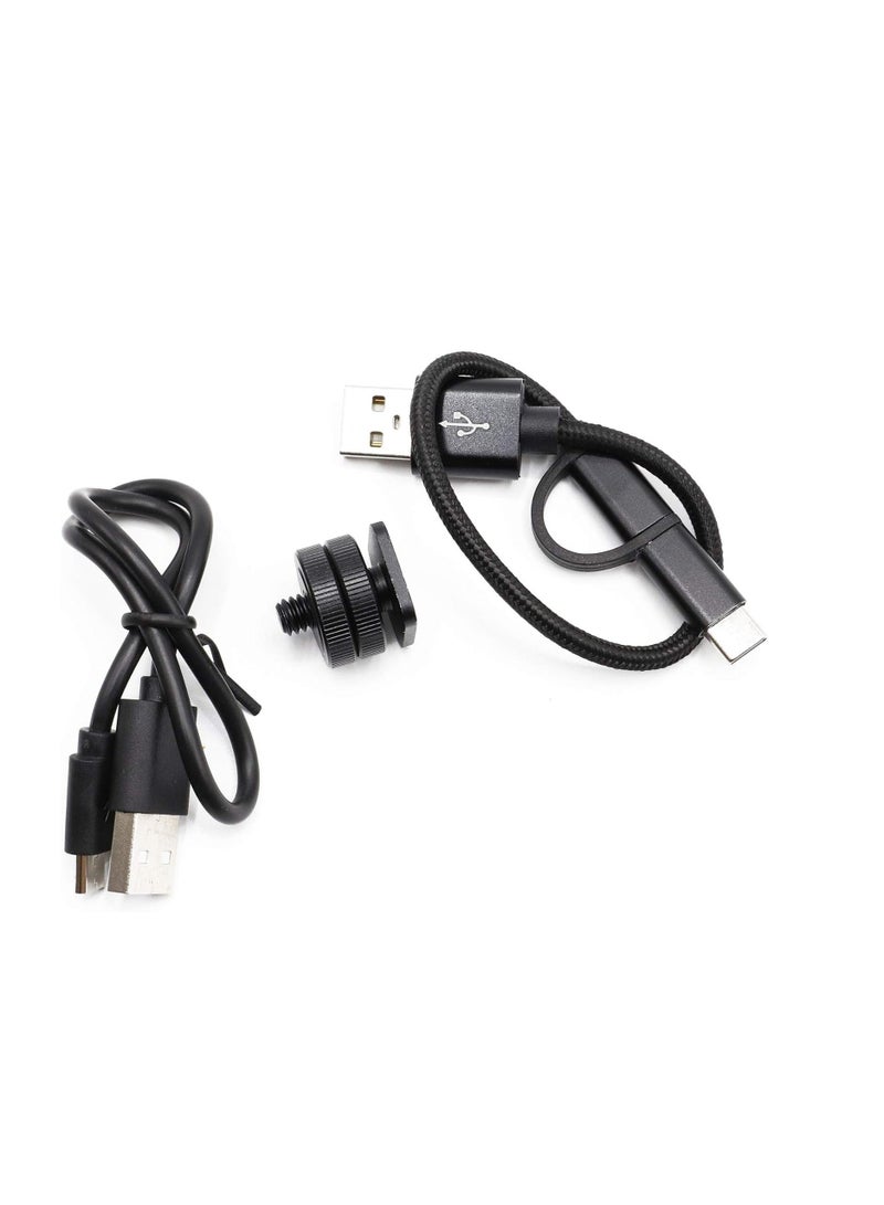 PROMAGE Professional Video Light LED PM-180B (Black) | 180 LEDs | Adjustable Brightness & Color Temperature | Rechargeable Battery | Compact - Image 4