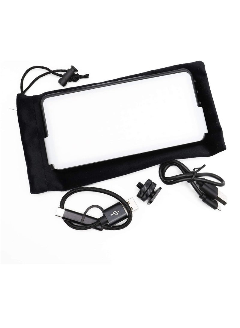 PROMAGE Professional Video Light LED PM-180B (Black) | 180 LEDs | Adjustable Brightness & Color Temperature | Rechargeable Battery | Compact - Image 3