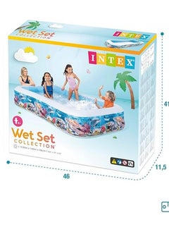 INTEX Tropical Inflatable Pool 305x183x56cm - 1020 liters  - Image 3