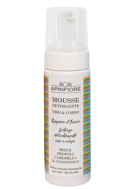 Face And Body Cleansing Mousse, Honey, Propolis, Chamomile 150ml