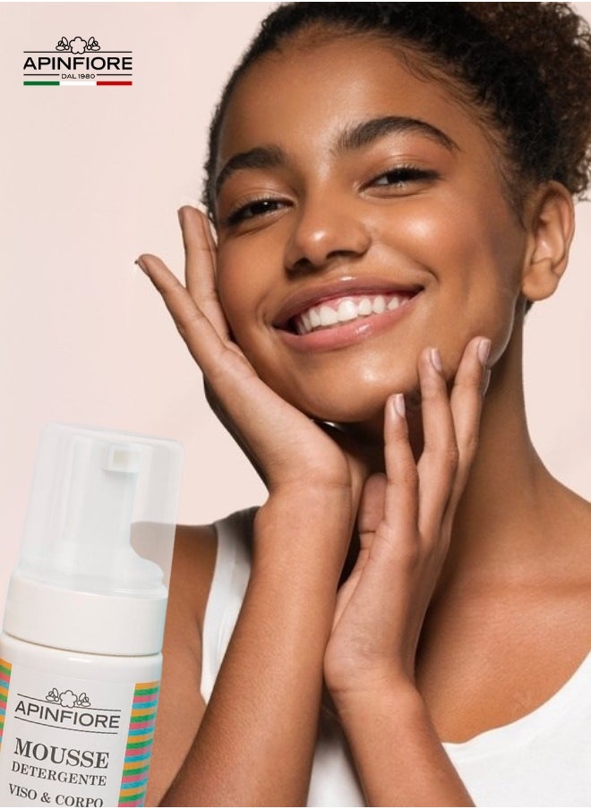Face And Body Cleansing Mousse, Honey, Propolis, Chamomile 150ml