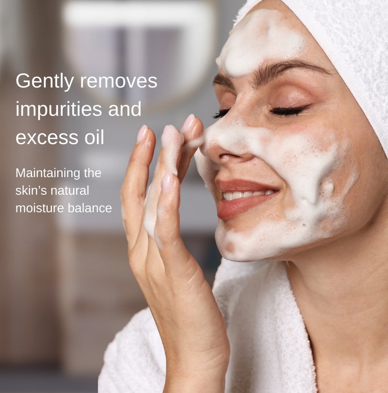 APINFIORE Facial Cleanser Mousse with Honey and Chamomile, 150ml x2 - Image 4