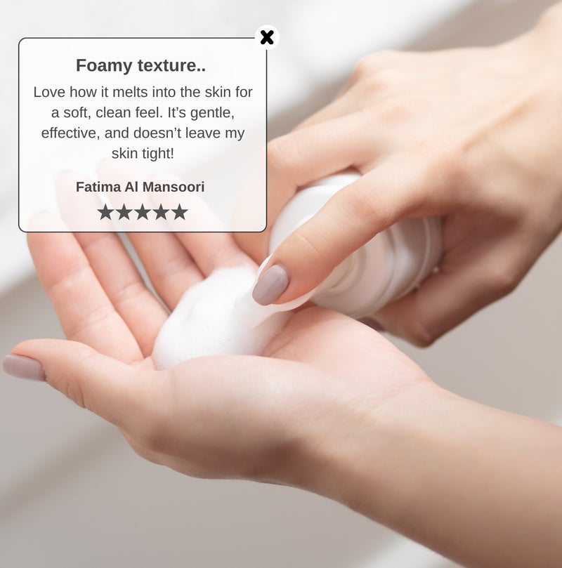 APINFIORE Facial Cleanser Mousse with Honey and Chamomile, 150ml x2 - Image 5