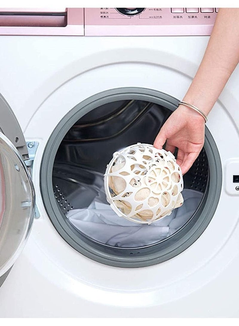 Y&D Double Spherical Bra Washing Bag, Protector Laundry Basket, Women Underwear Saver Ball Anti-Entanglement Wash Ball, Keep Bras in Perfect Shape, 2 Sets  - Image 5