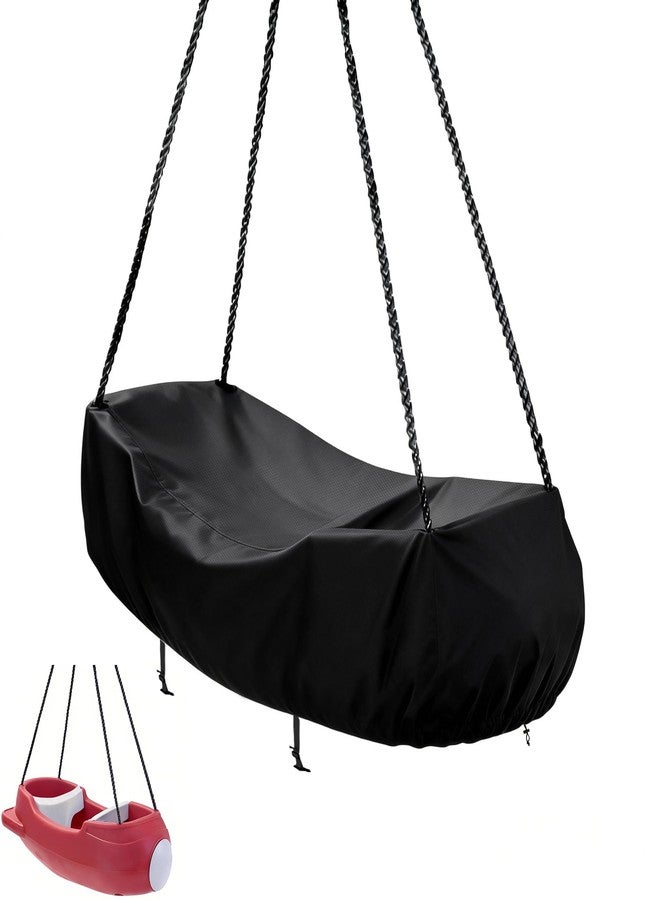 Dipurman Cover for Step2 Rocket Swing for Two,Heavy-Duty 600D Waterproof Dustproof Baby Outdoor Swing Cover,Designed with Buckle Straps,Fits Outdoor Swing Cover - Image 1