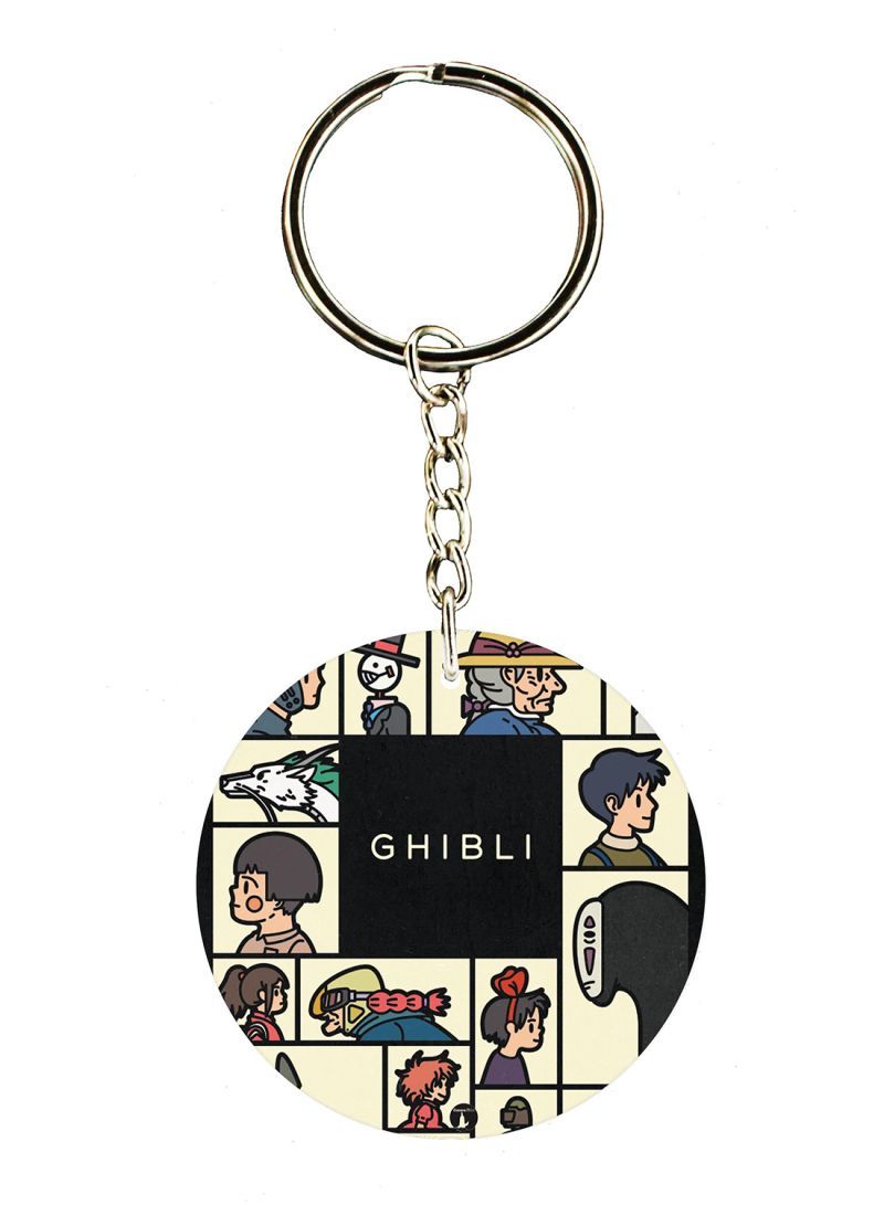 RKN Studio Ghibli Printed Keychain
