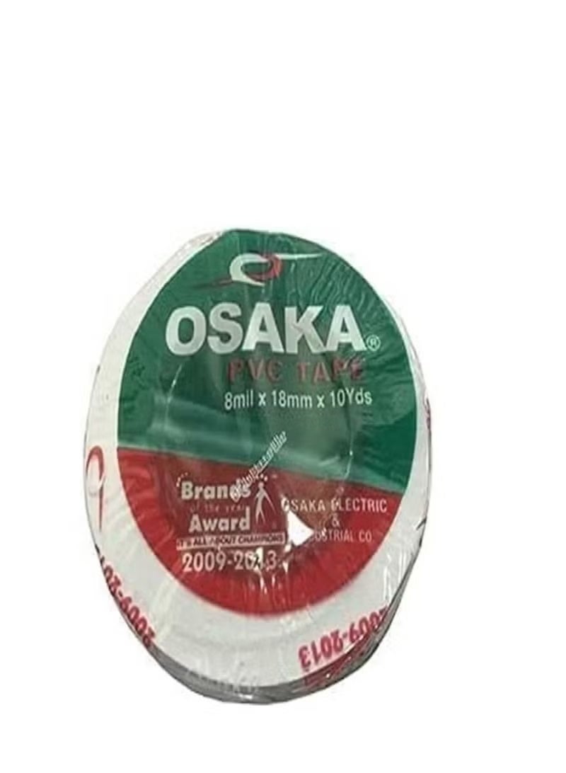 OSAKA Pack of 10  White Cricket Ball Tape for Cricket Tennis Balls - Image 3