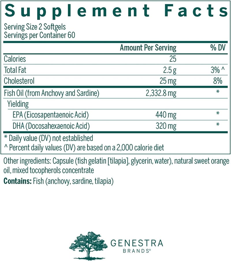 Genestra Brands Super EFA Capsules  Supports Healthy Lipid Metabolism Cardiovascular Health and Cognitive Function  120 Softgel Capsules - Image 2