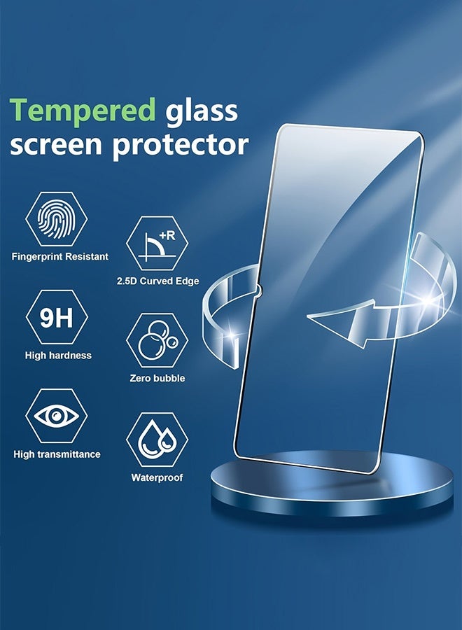 Tersely [2+2 Pack] Tempered Glass Screen Protector for Xiaomi Redmi Pad Pro 12.1 Inches/Poco pad with 2pcs Lens Protector, 9H Hardness, Crystal Clear Screen Protector, Anti-Fingerprint, Anti-Glare, Scratch-Resistant - Image 2