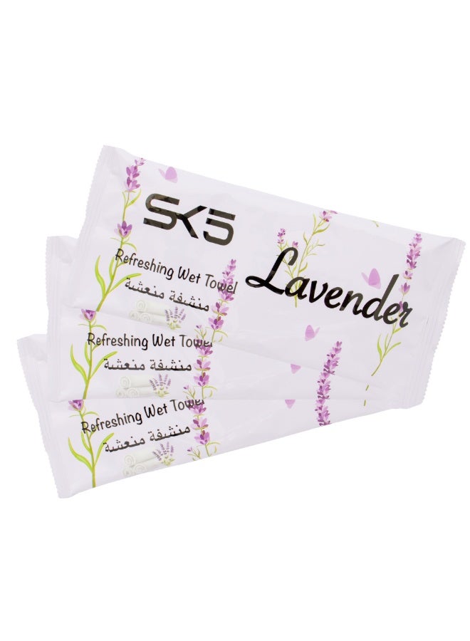 SK5 Refreshing Wet Wipes - Lavender Scent (Pack of 25) - Image 1