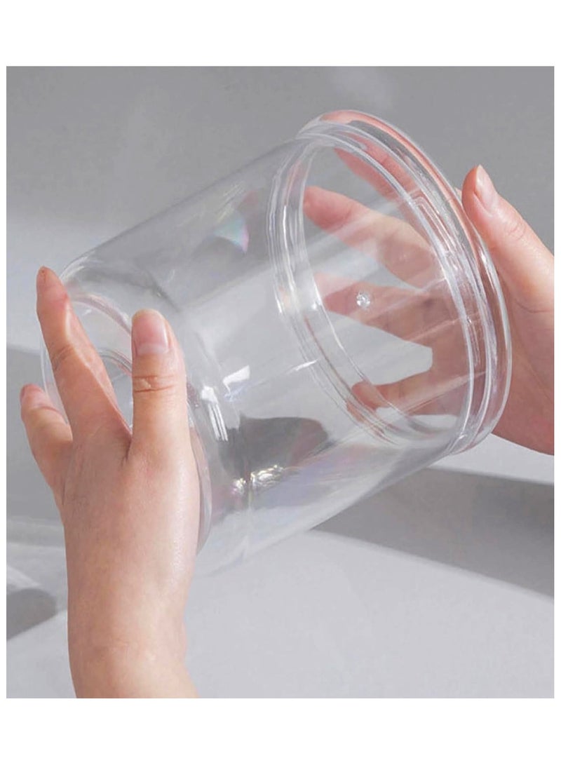 ADAK Modern Acrylic Round Tissue Box Cover, Transparent, Resin and Plastic Construction| Anti-dust Face Towel Storage Box (Size : 13.5cm*13.5cm*14cm) (3 Pcs) - Image 2